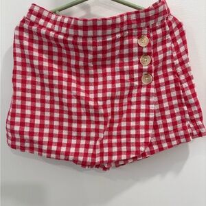 Old Navy Red and White Checkered Shorts